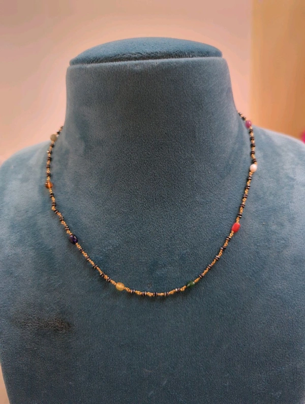 Black Diamonds With Real Navaratan - HD