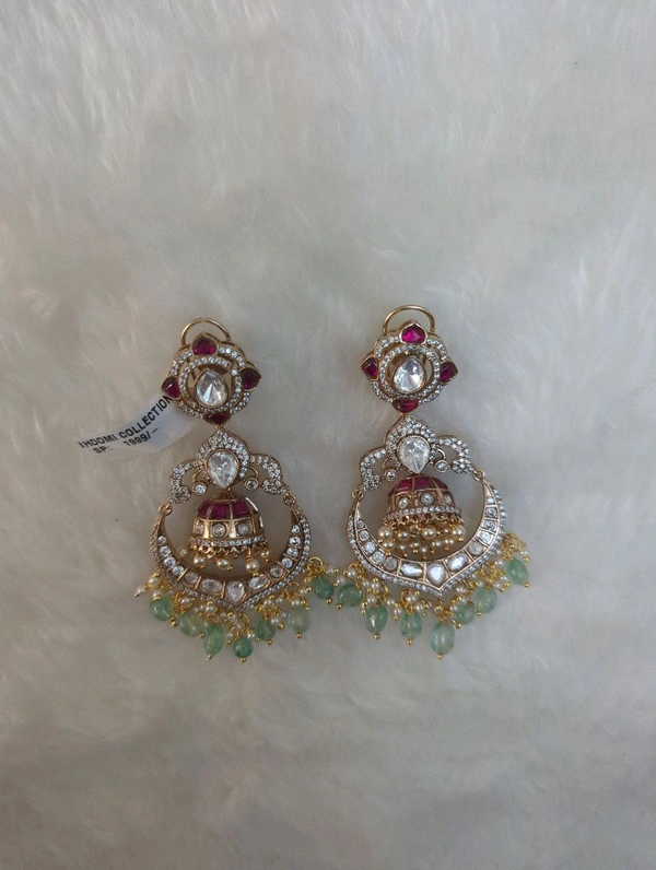 Mossonite Earrings  - VZ, Green