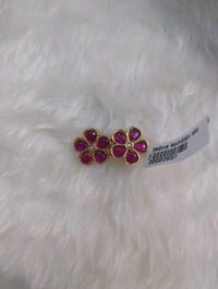 Jadua Kundan Studs - VZ, pink