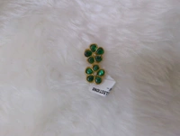 Jadua Kundan Studs - VZ, green