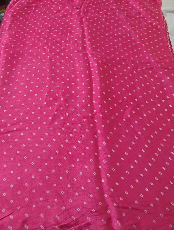 Model Silk - pink, Zigzag Lines
