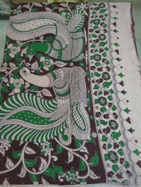 Pure Kalankari Cotton - maroon 5