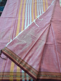 Pure Handloom Narayanapet-Elephant Designing - Sundown 1