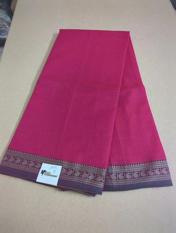 Pure Handloom Narayanapet-Mango Designing - pink 5