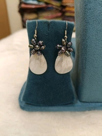 Stylish Pearl Earrings  - Silver