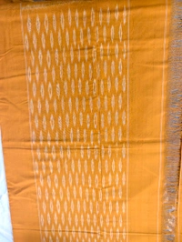 Pure Mercirised Ikkat Cotton - Gray