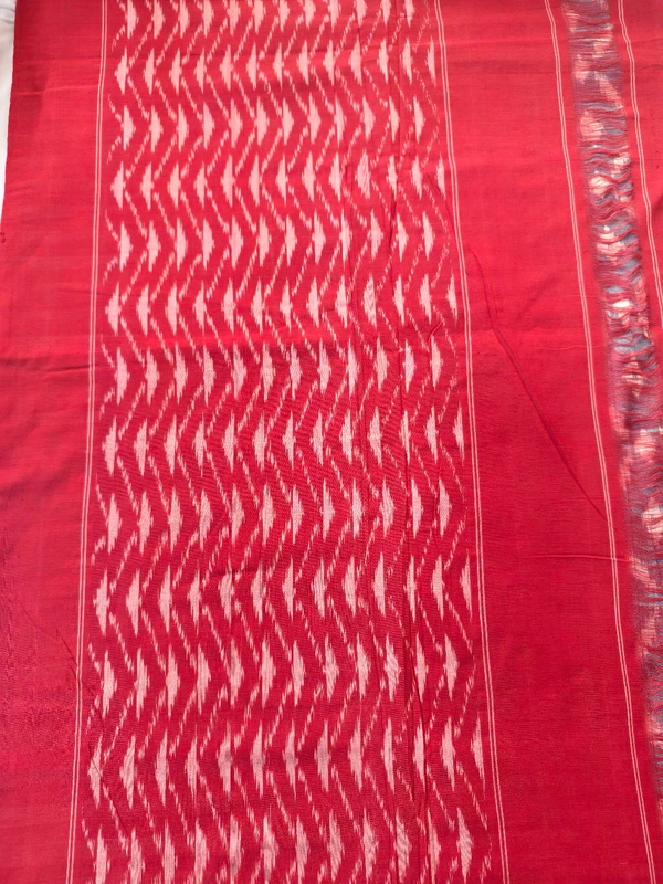 Pure Mercirised Ikkat Cotton - cement