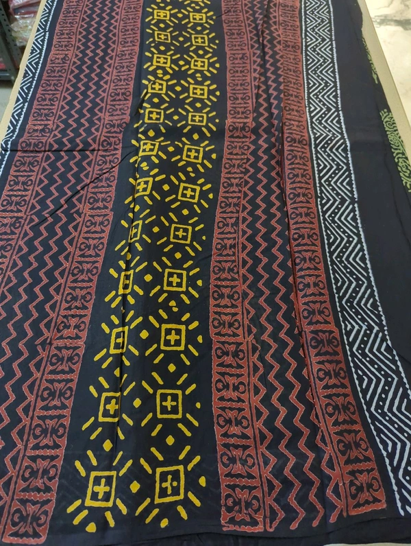 Pure Jaipure Cotton  - Black 1