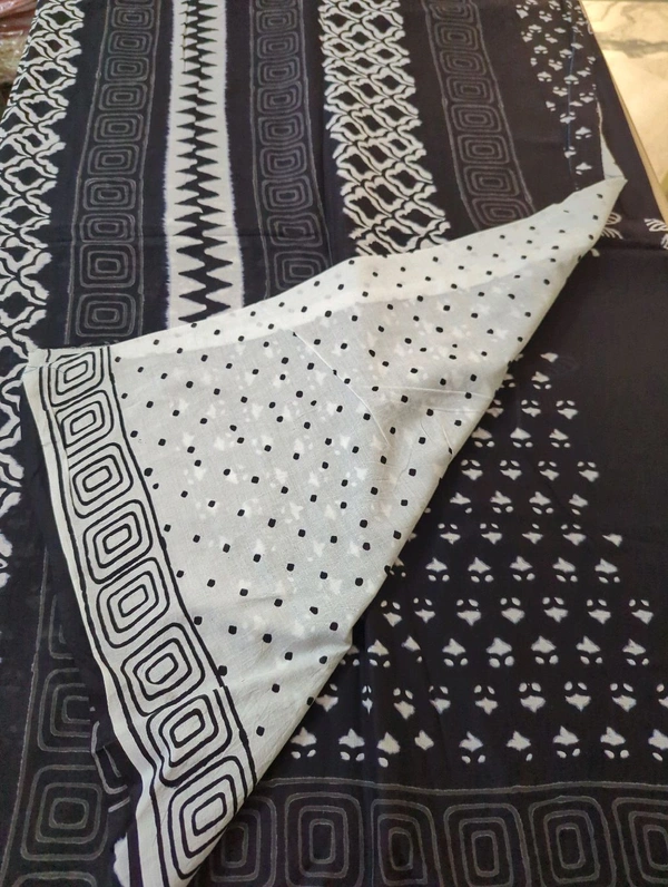 Pure Jaipure Cotton  - Black 2