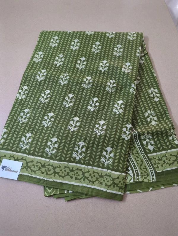 Pure Jaipure Cotton - green