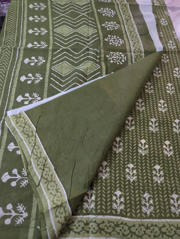 Pure Jaipure Cotton - green