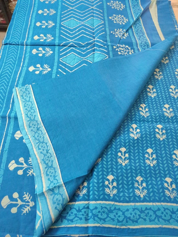 Pure Jaipure Cotton - sky blue