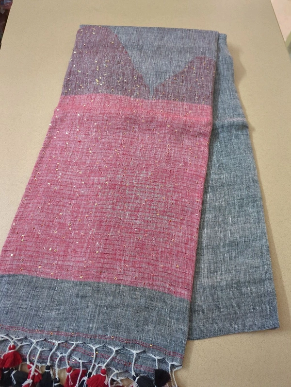 Pure Handloom Lenin - Gray