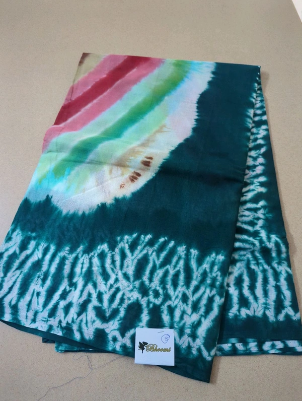 Pure Cotton Bhandhej Rainbow - White 8