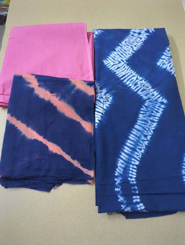 Block Printed Pure Cotton Suit With Mul Mul Dupatta - White 2