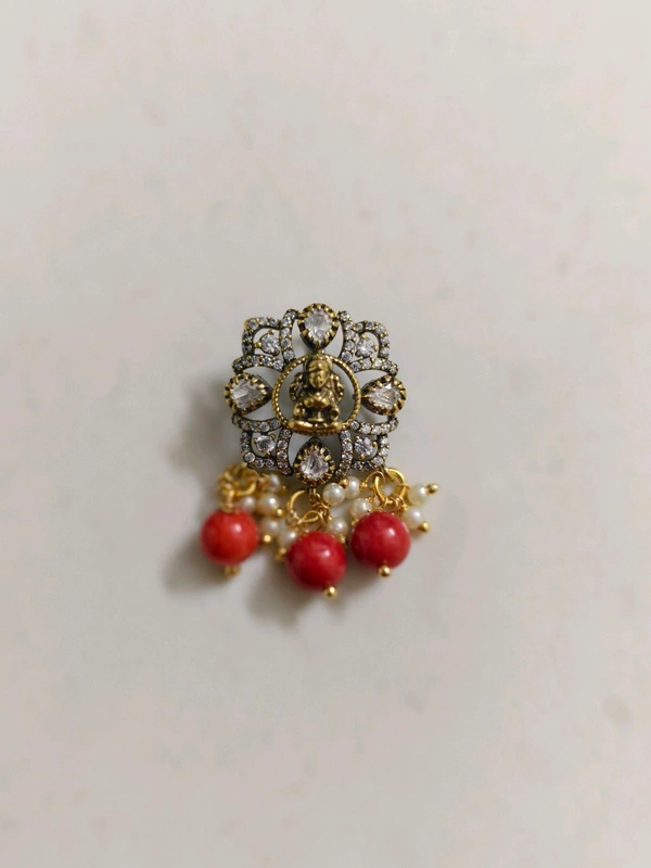 Victorian Pendant  - coral, vz