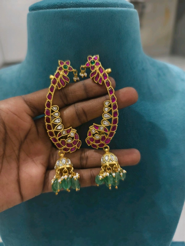 Jadau Kundan Earrings  - vz