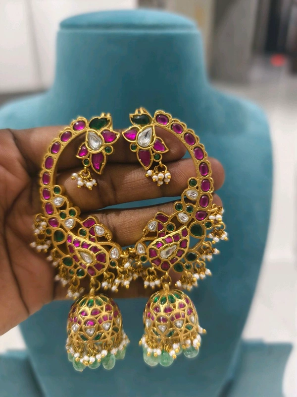 Jadau Kundan Earrings  - vz