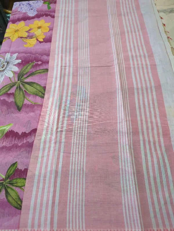 pure handloom khadi cotton - Blush Pink