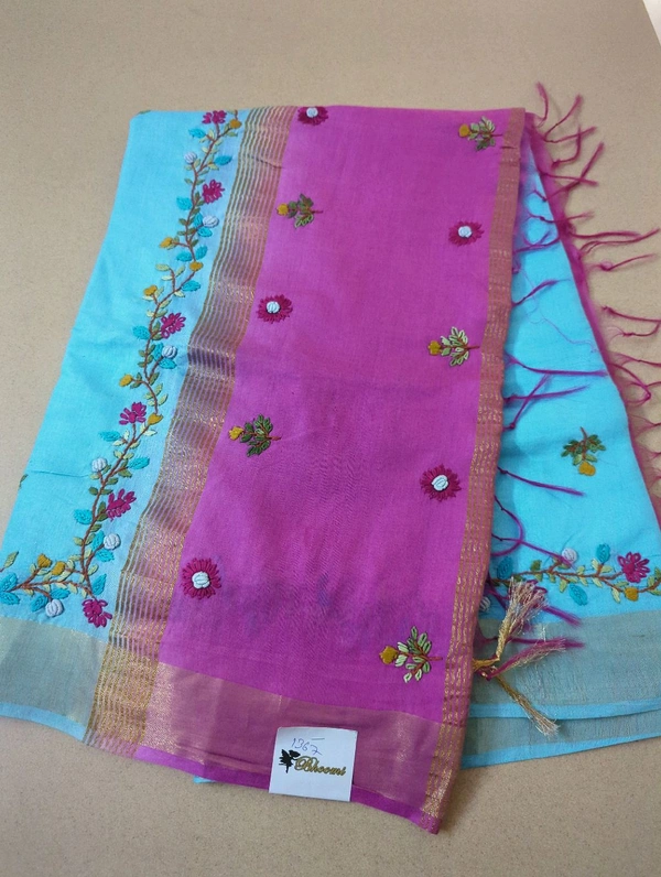 SOFT TUSSER - sky blue