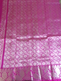 Pure Handloom Venkatagiri Pattu - Electric Violet