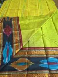 Pure Handloom Narayanapet - Forest Green