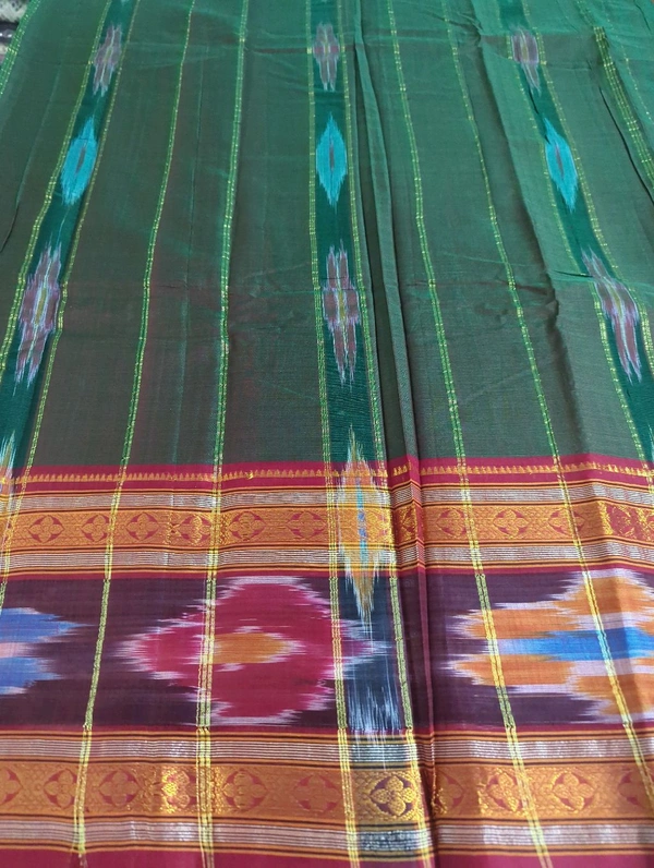 Pure Handloom Narayanapet - Japanese Laurel