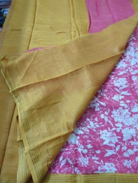 Pure Chanderi - Wild Watermelon