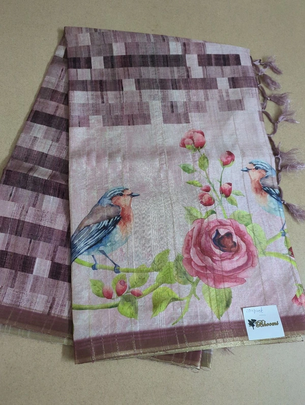 Premium Soft Tusser - Bouquet