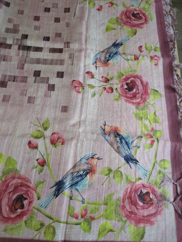 Premium Soft Tusser - Bouquet