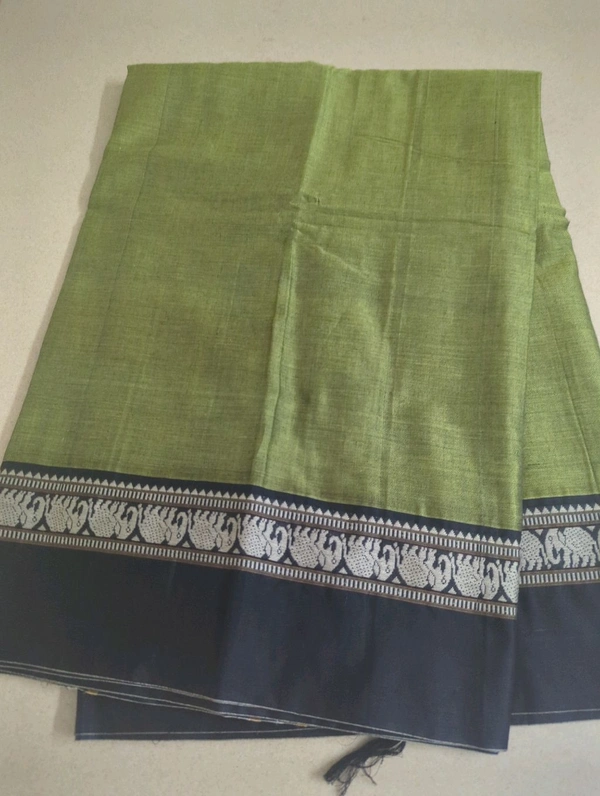 Pure Handloom Narayanapet - Trendy Green 19