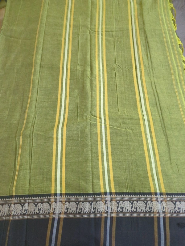 Pure Handloom Narayanapet - Trendy Green 19