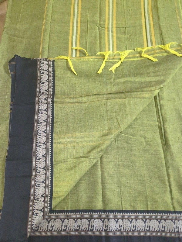 Pure Handloom Narayanapet - Trendy Green 19