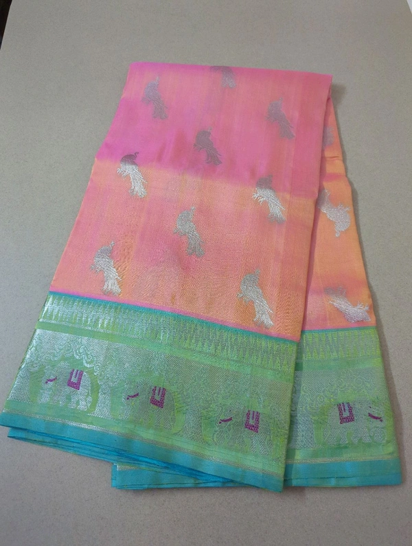 Pure Venkatagiri Pattu - Tickle Me Pink