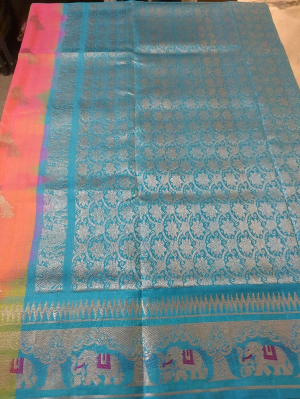 Pure Venkatagiri Pattu - Tickle Me Pink