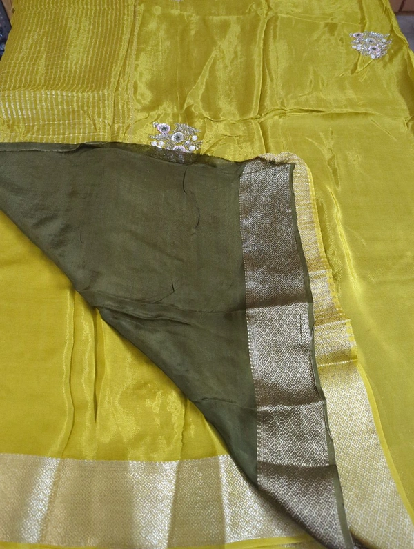 russian crepe work - Gold