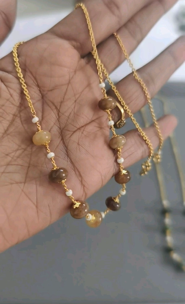 Onex With Real Pearls - honey