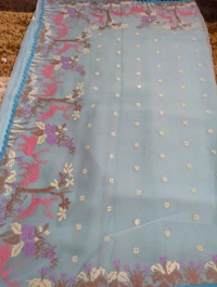 CHIFFON ORGANZA - sky blue