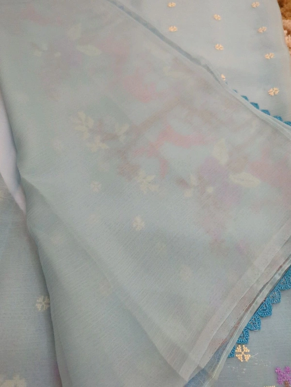 CHIFFON ORGANZA - sky blue