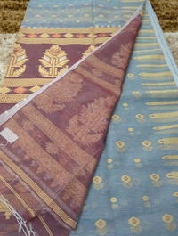 cotton  jamdhani - Gray