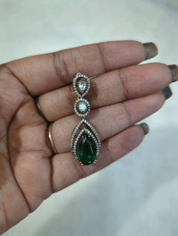 Victorian Pendent  - green, VZ