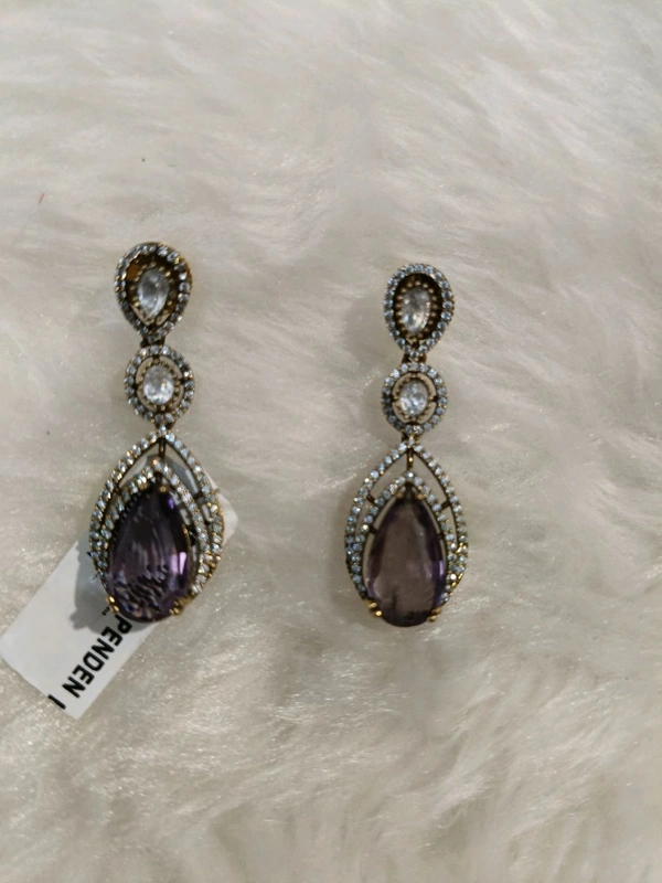 Victorian Earrings  - Wisteria, VZ