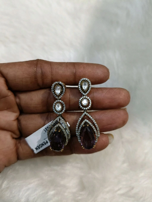 Victorian Earrings  - Wisteria, VZ