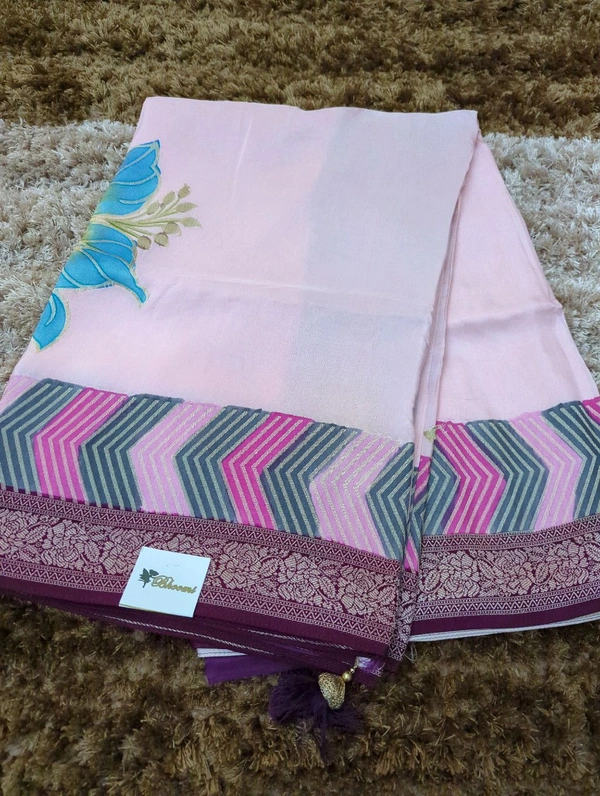 Pure Dola Weaving  - Pink