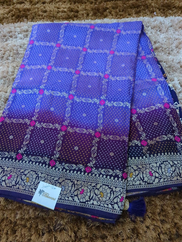 Dola Weaving  - Fuchsia Blue