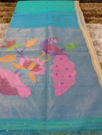 Muslin Sequence With Jamdhani Pallu - Neptune 6