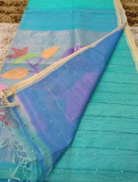 Muslin Sequence With Jamdhani Pallu - Neptune 6