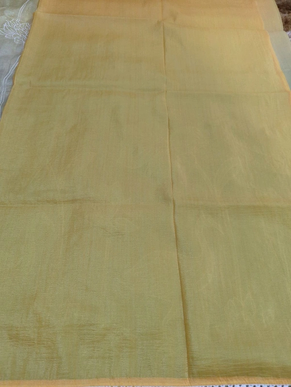 Tusser Crush With Work - Glade Green