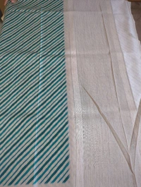 Designer Tussar  - Teal