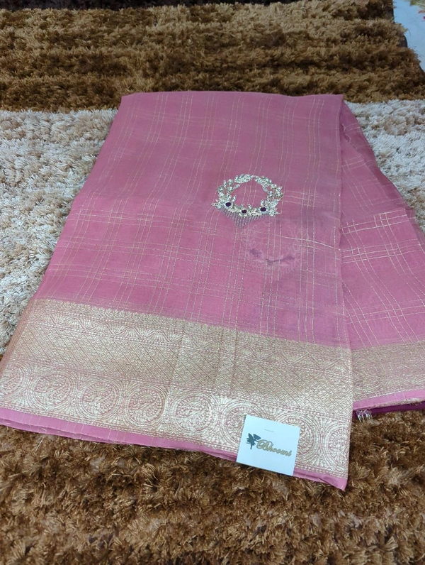 Pure Kora Organza  - Fuchsia Pink